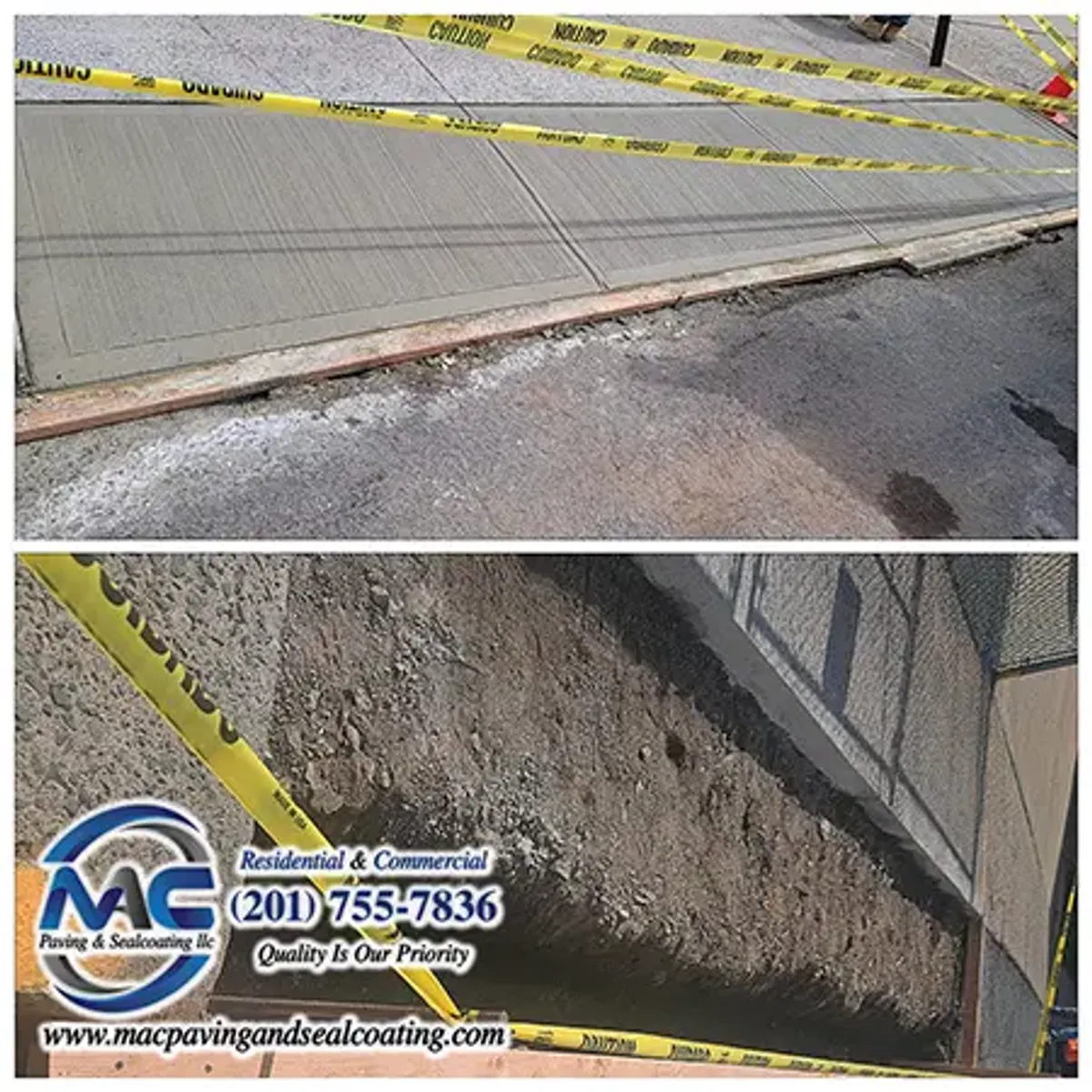 Driveway Aprons in Northern NJ | Smooth and Durable Transitions - Close-Up - MAC Paving and Sealcoating