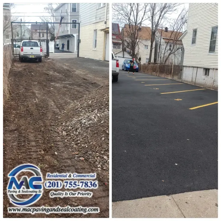 Line Striping Service by MAC Paving and Sealcoating – Commercial Asphalt Paving Contractors NJ, specializing in Parking Lot Striping.