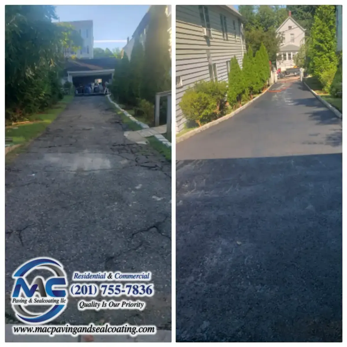 Driveway Replacement Contractors in NJ | Asphalt Experts Near You - Close-Up - MAC Paving and Sealcoating