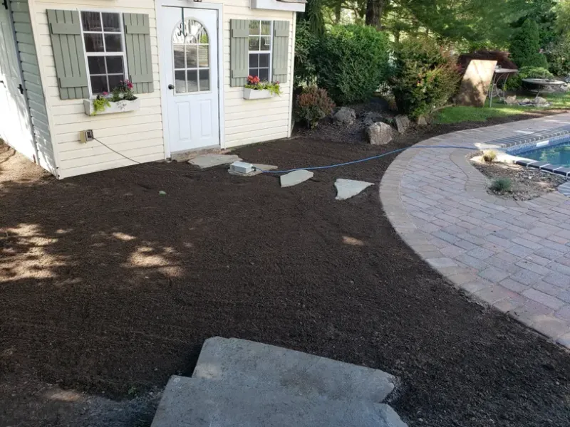Topsoil Delivery and Lawn Grading in NJ | Ready for Planting - Work in Progress - MAC Paving and Sealcoating